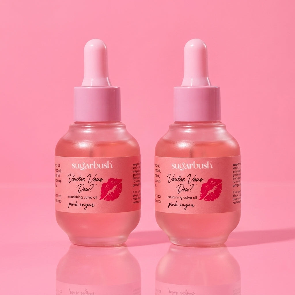 Voulez Vous Dew Home + Away Bundle — bundle group shot, Sugarbush signature pink