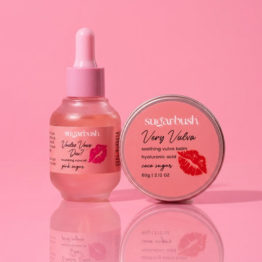 Vulva Love Bundle — bundle group shot, Sugarbush signature pink