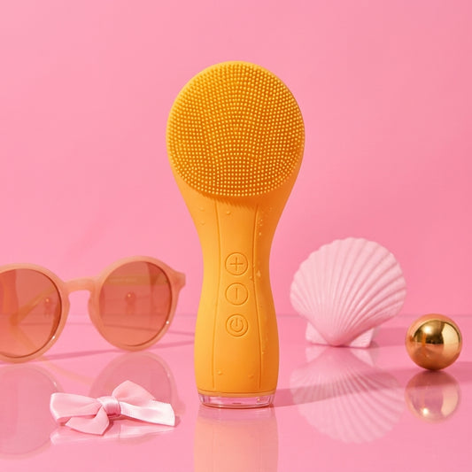 "The Sugarbrush" | Sonic Bikini Area Brush — product still, Sugarbush signature pink